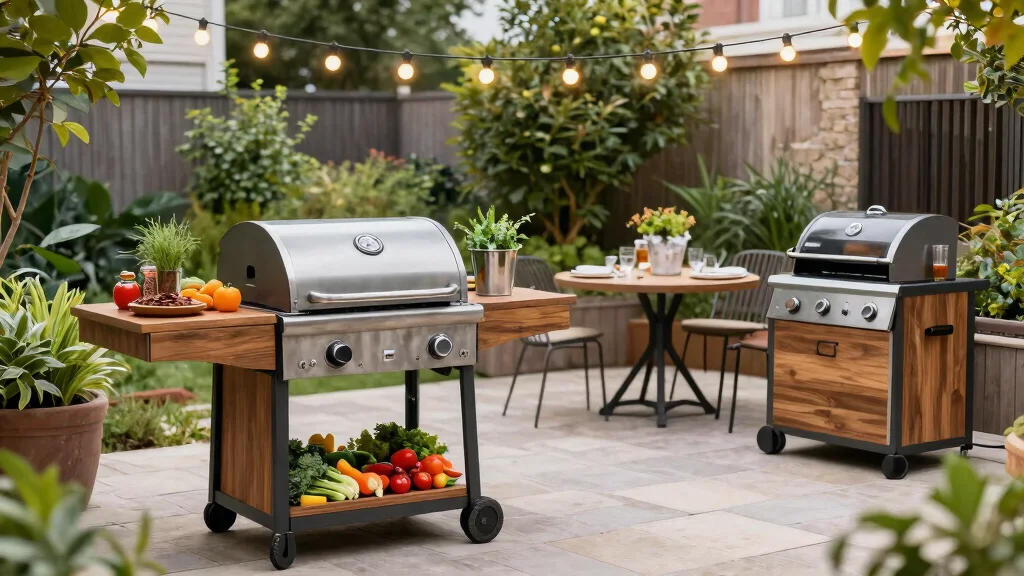 10 BBQ Stand Ideas For A Stable Stylish Surface That Makes Outdoor Cooking Easier