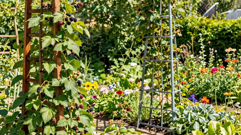 10 Blackberry Trellis Ideas That Keep Sprawling Canes Under Control Without Losing The Harvest