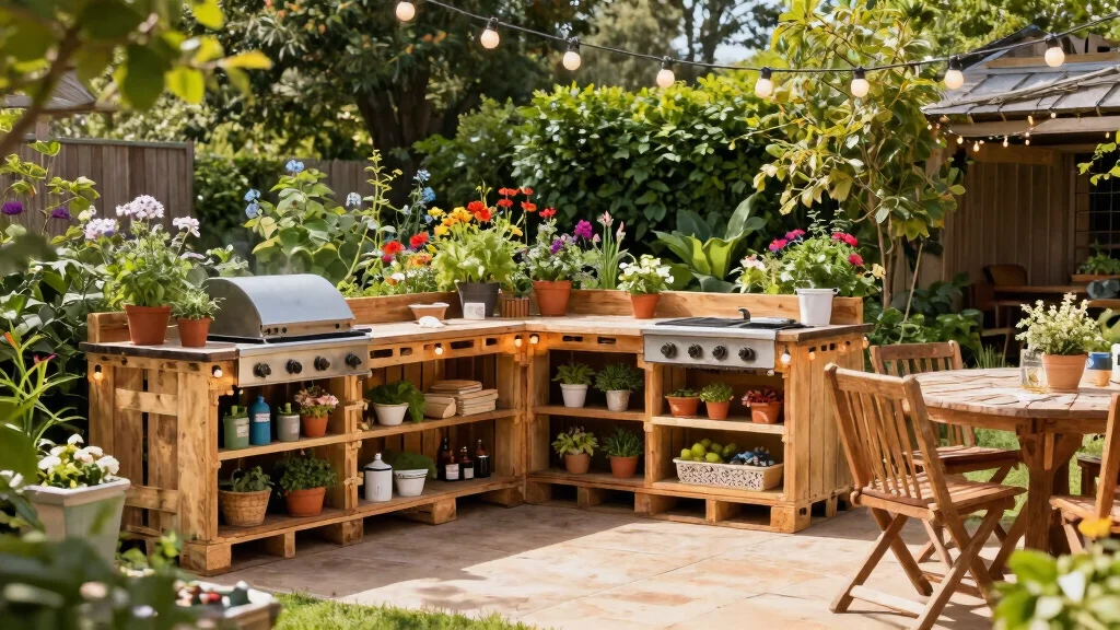 10 Pallet Outdoor Kitchen Ideas That Prove You Can Build Something Great For Almost Nothing