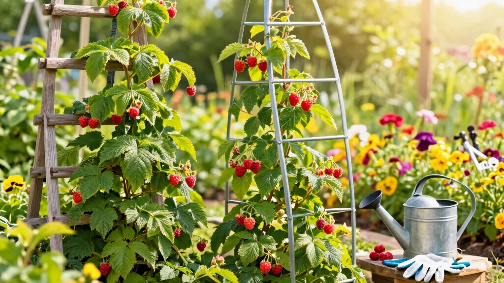 10 Raspberry Trellis Ideas That Keep Your Canes Organised And Your Harvest Easy To Reach