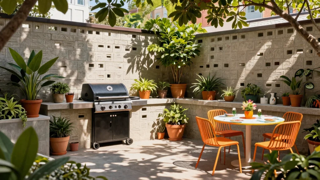 11 Breeze Block BBQ Space Ideas That Are Affordable To Build And Surprisingly Good-Looking