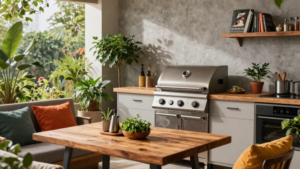 11 Indoor BBQ Area Ideas For A Sheltered Cooking Setup That Works Whatever The Weather