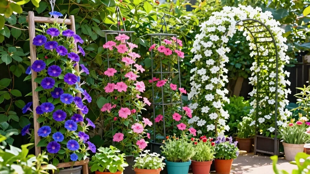 11 Morning Glory Trellis Ideas For A Fast-Growing Burst Of Colour That Practically Looks After Itself