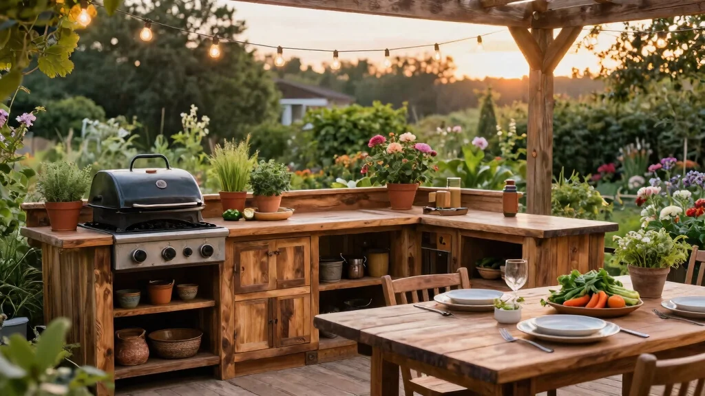 11 Rustic Outdoor Kitchen Ideas On A Budget That Look Like They Cost Three Times More