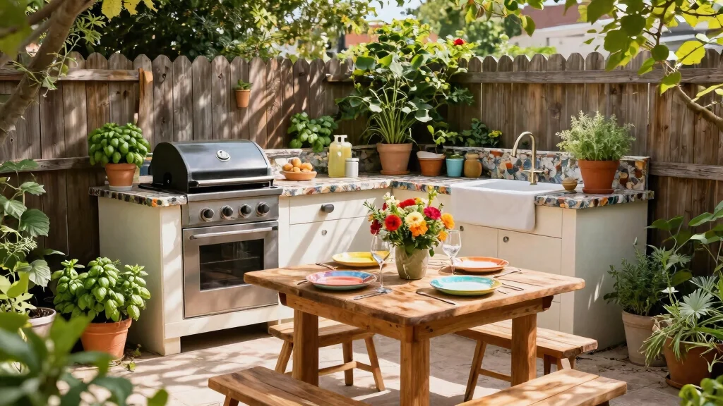 11 Simple Outdoor Kitchen Ideas That Get Dinner On The Table Without Overcomplicating Anything