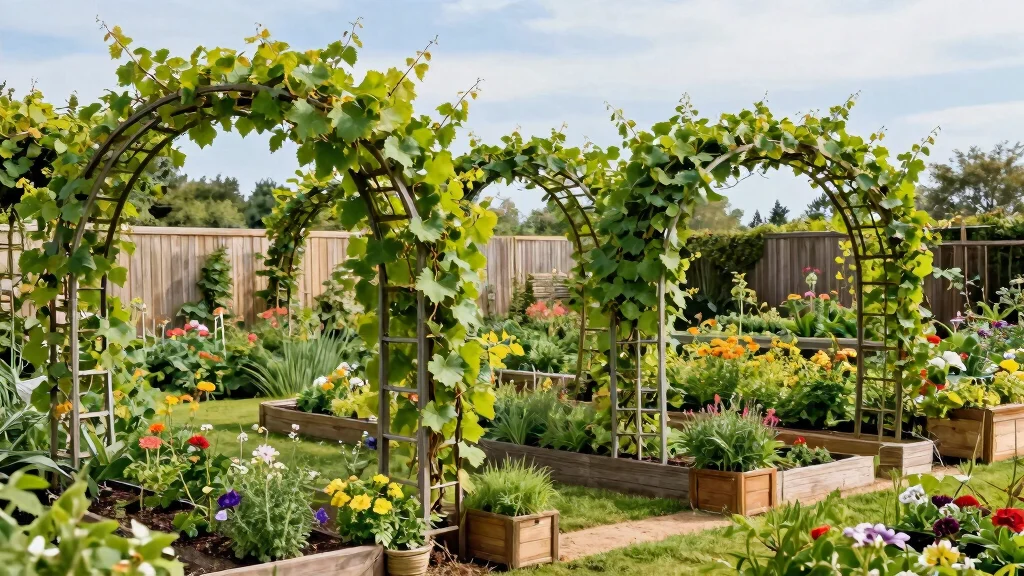 12 Grapevine Trellis Ideas For A Lush Productive And Genuinely Beautiful Garden Feature