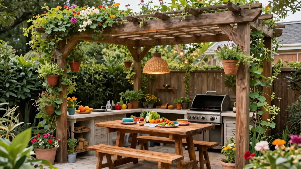 12 Pergola BBQ Area Ideas For A Shaded Sociable Outdoor Cooking And Dining Space