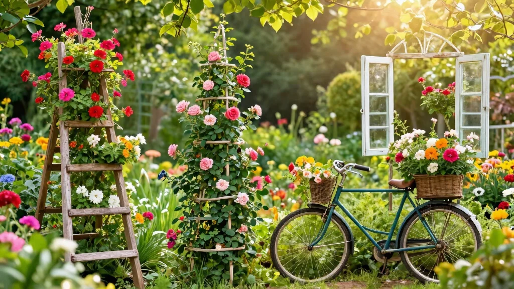 12 Unique Trellis Ideas That Use Unexpected Materials And Look Better For It