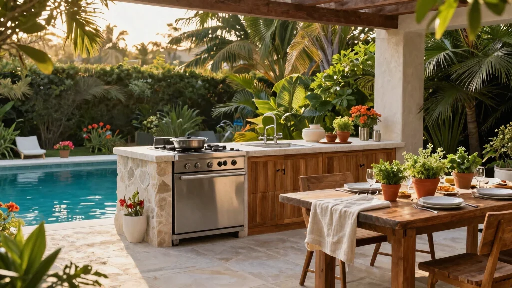 13 Backyard Kitchen And Pool Ideas For An Outdoor Space That Earns The Word Dream