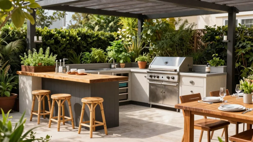 13 Modern Outdoor Kitchen Ideas For A Sleek Polished Space That Takes Outdoor Cooking Seriously