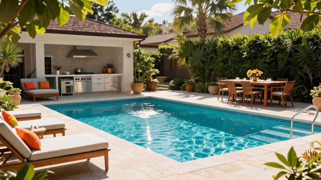 13 Outdoor Kitchen And Pool Ideas For A Resort-Worthy Backyard That Lives Up To The Dream