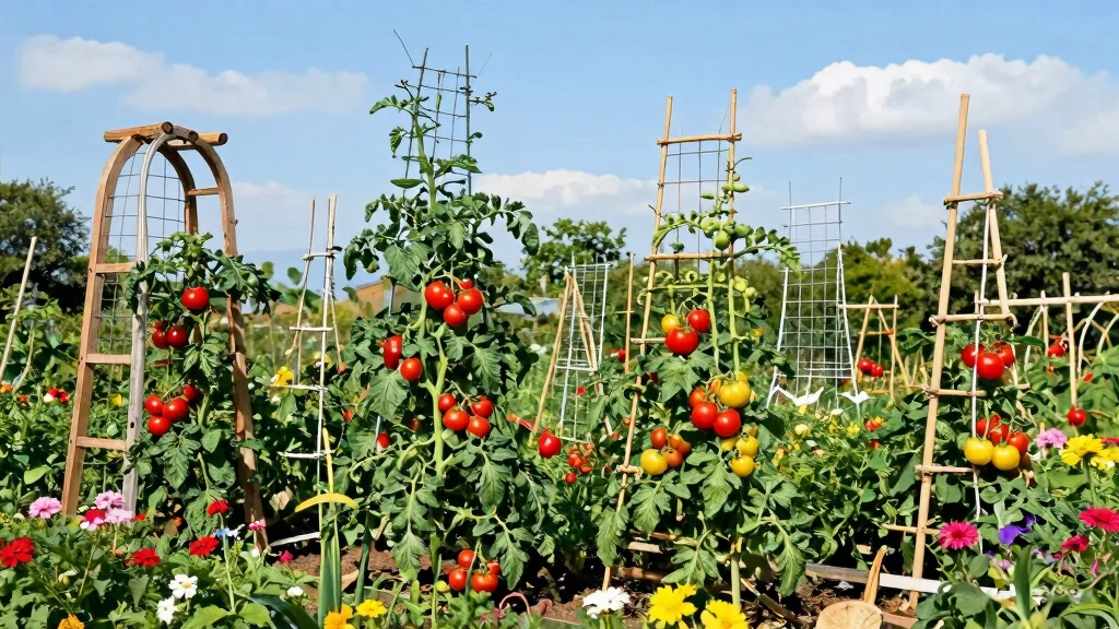 13 Tomato Trellis Concepts So Your Plants Grow Up Instead Of Falling Over