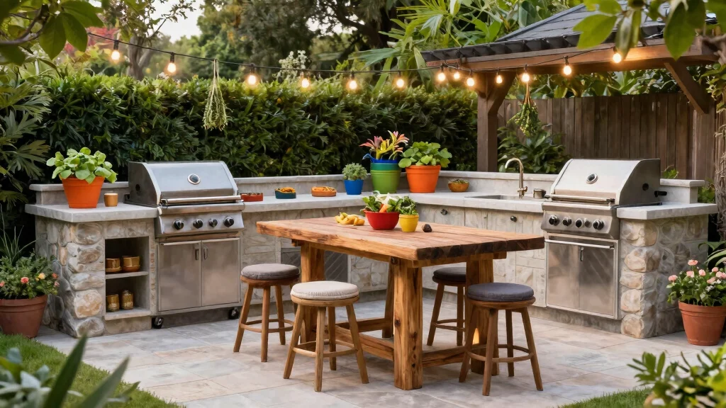 13 Ways To Build An Outdoor Kitchen That Looks Permanent Without A Permanent Budget